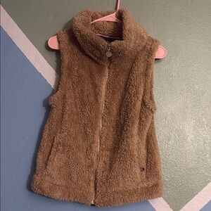 Tommy Hilfiger Tan Fleece Vest